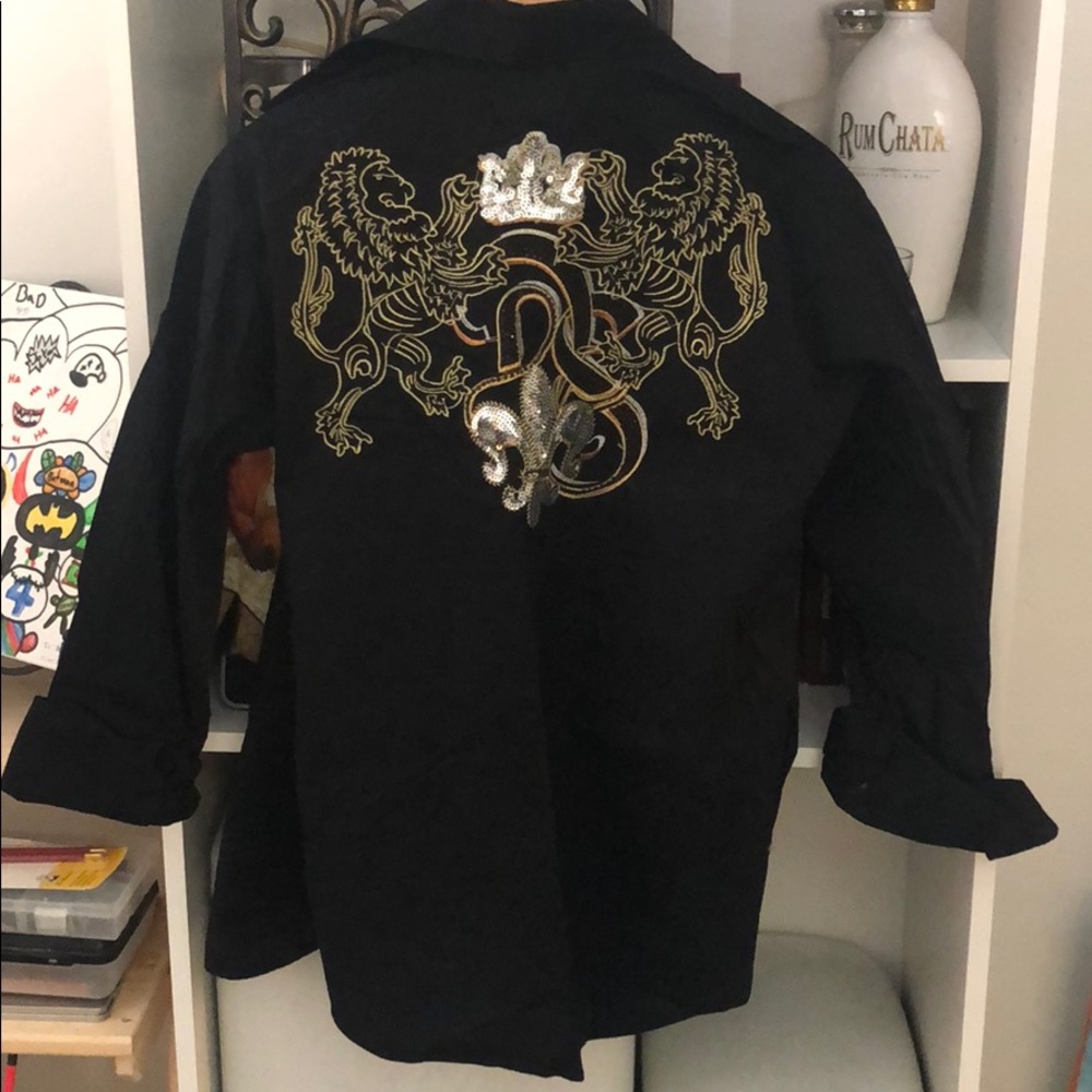Stage wear long sleeve shirt
